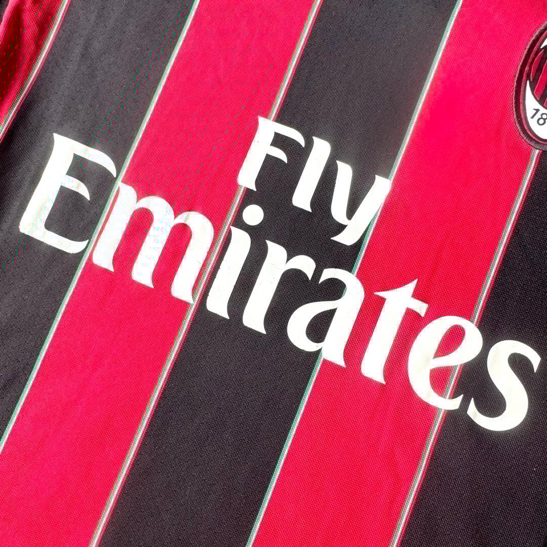 【襟付き＆ロングスリーブ仕様】ACミラン １２／１３（H）アディダス