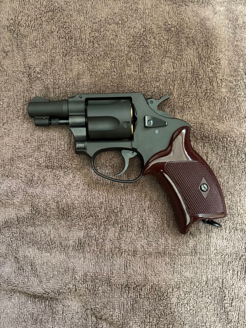 希少　マルシン　ポリスリボルバー　51mm銃身　ブラックHW ブラックグリップ
