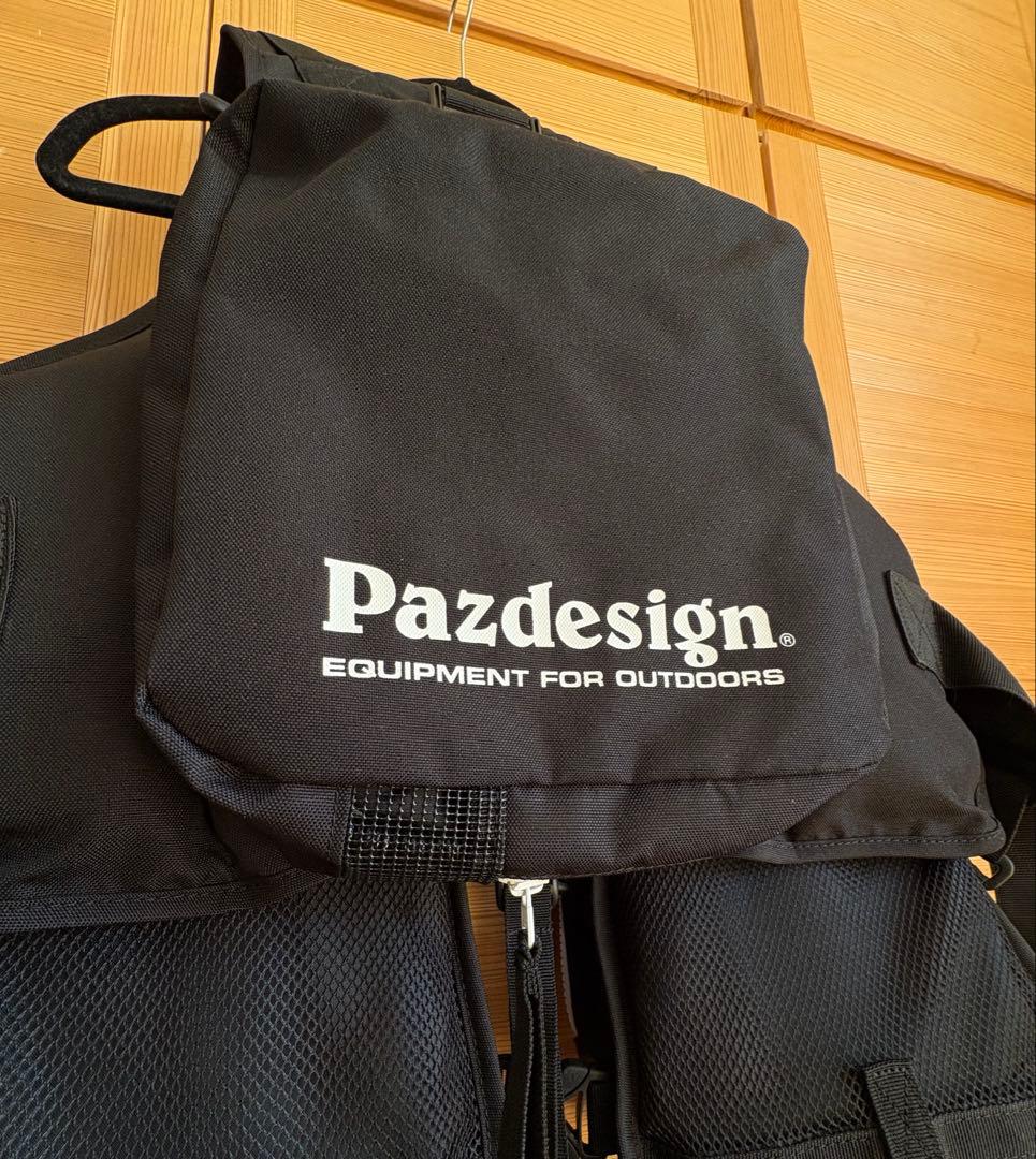 【美品】Pazdesign PSLマルチゲームベスト ブラックホワイト