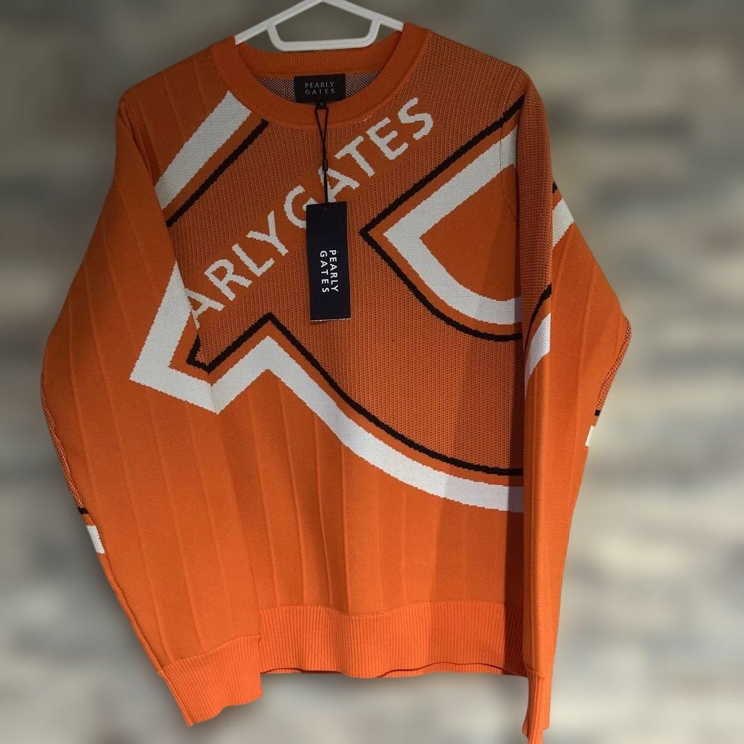 PEARLY GATES オレンジセーター