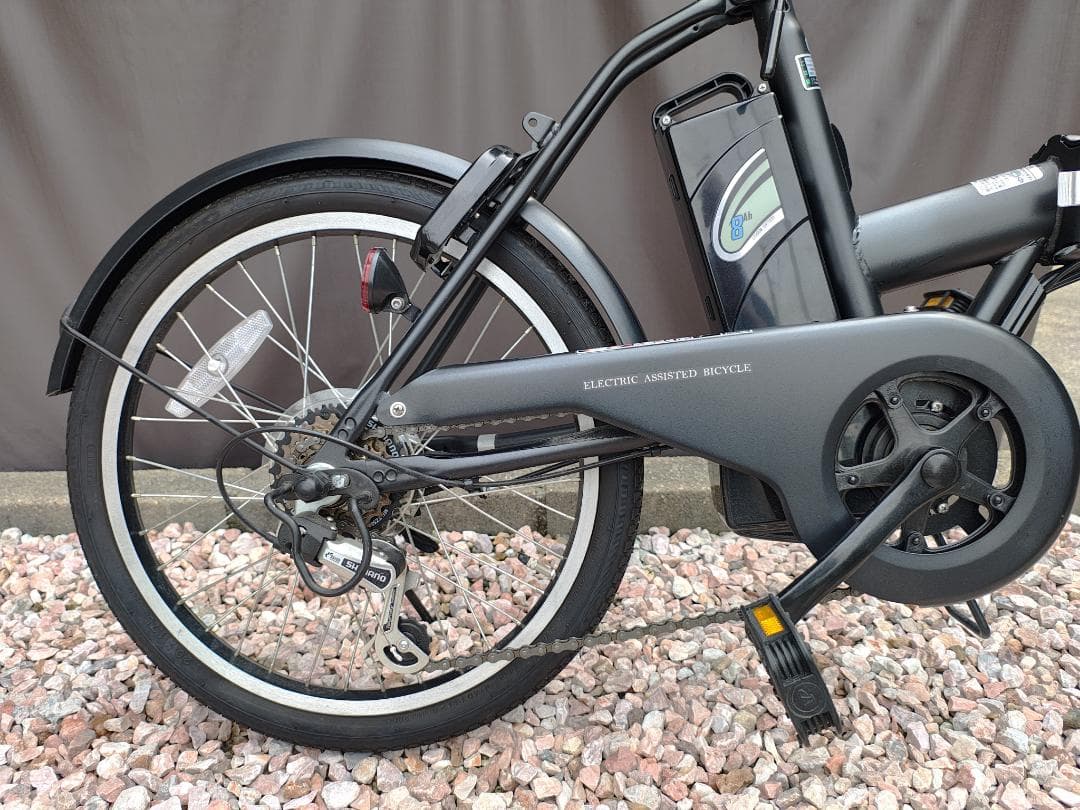 PELTECH TDN-208L ブルー×ブラック 電動アシスト自転車 折り畳み