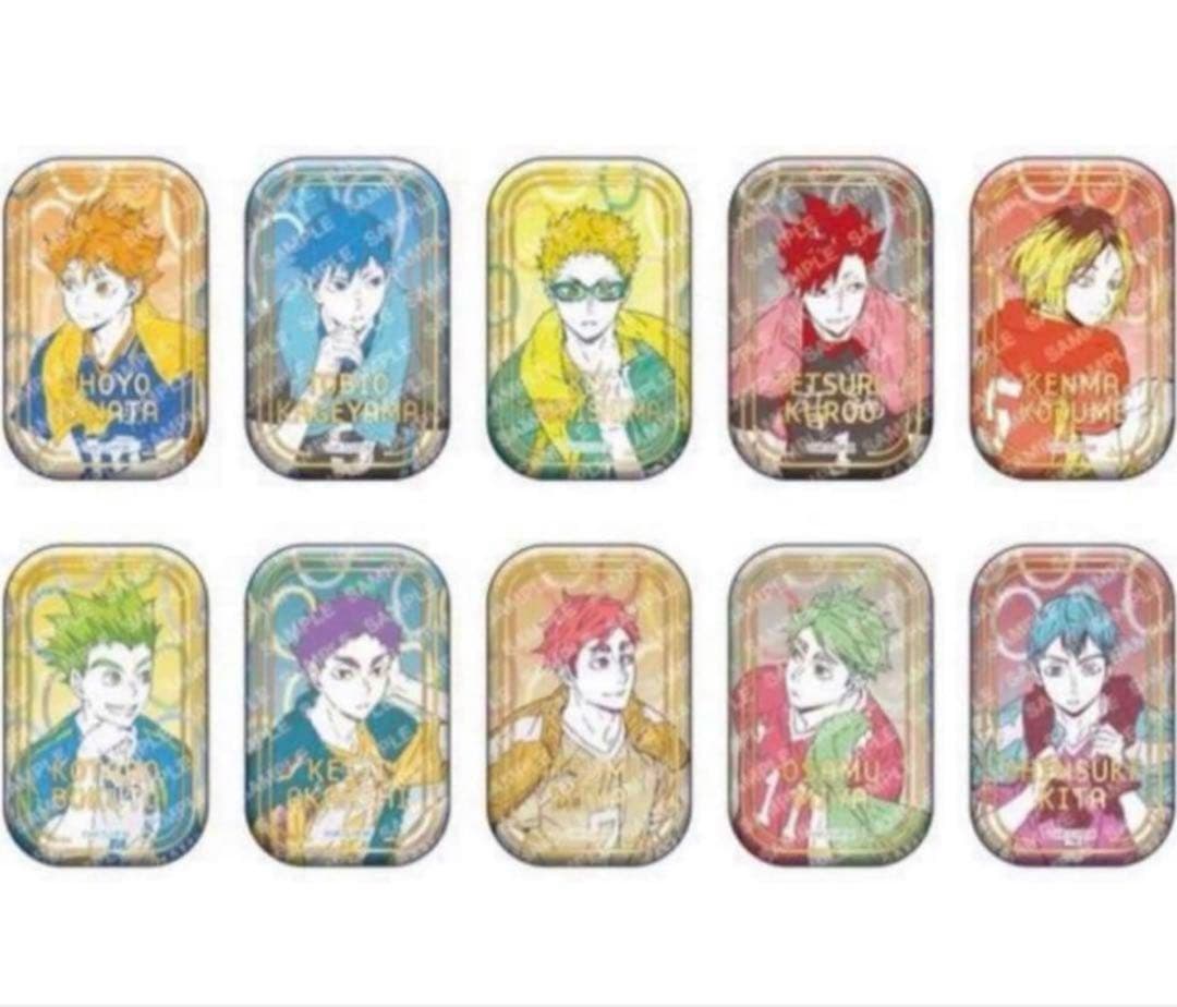 ハイキュー　缶バッチ　第二弾　全種