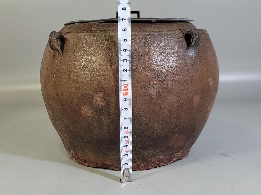 茶道具 南蛮 四耳壷 水指 古美術 DT443