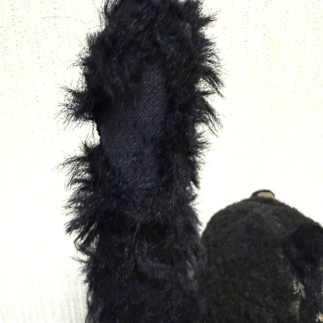 シュコ　ヴィンテージ　白黒猫　ぬいぐるみ　車輪付き　Schuco