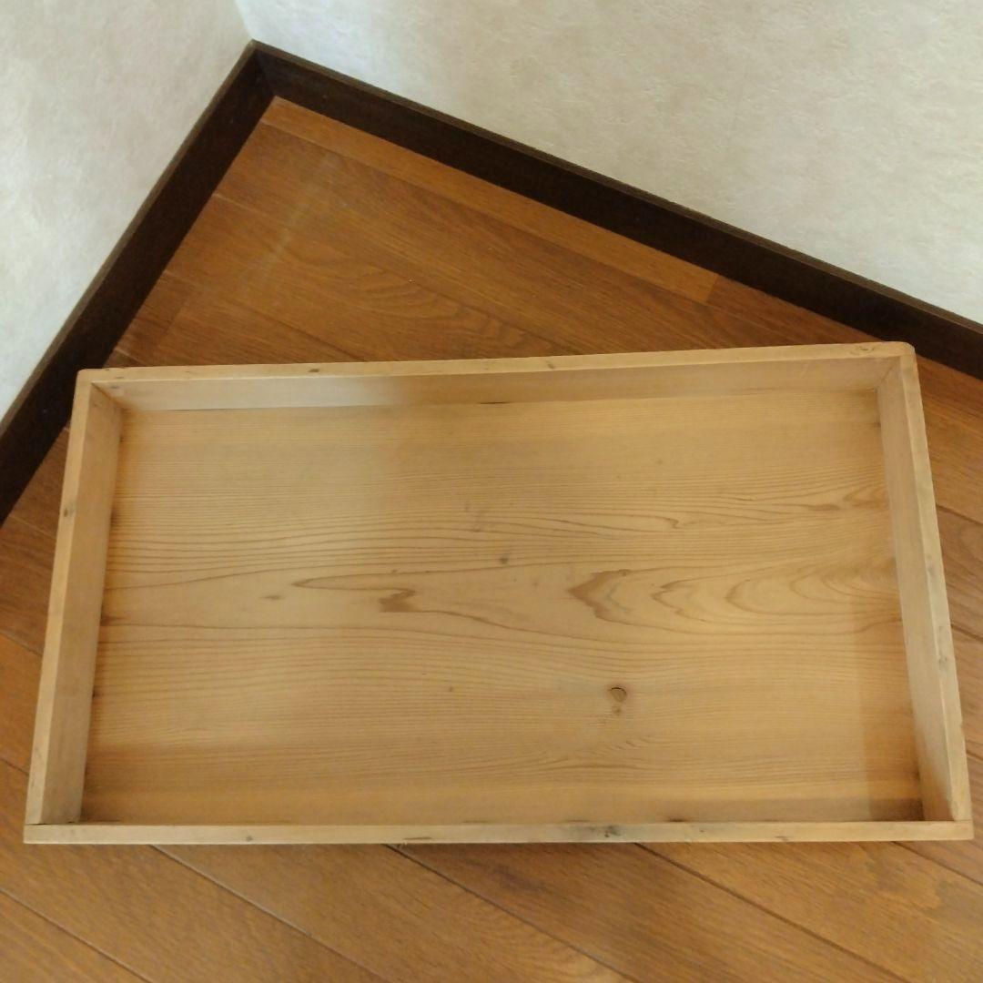 昭和レトロ　もろぶた　餅箱　蓋付き 5段　焼印　木製　古道具