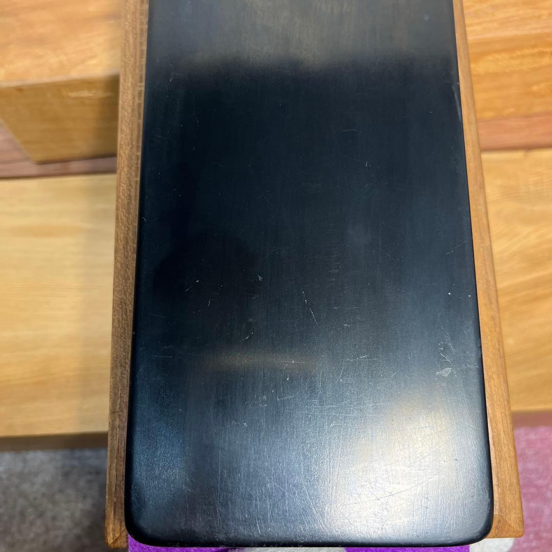 ⭕️雨端硯　長方研　未使用に近い美品　27cm超え　雨端石紋綺麗