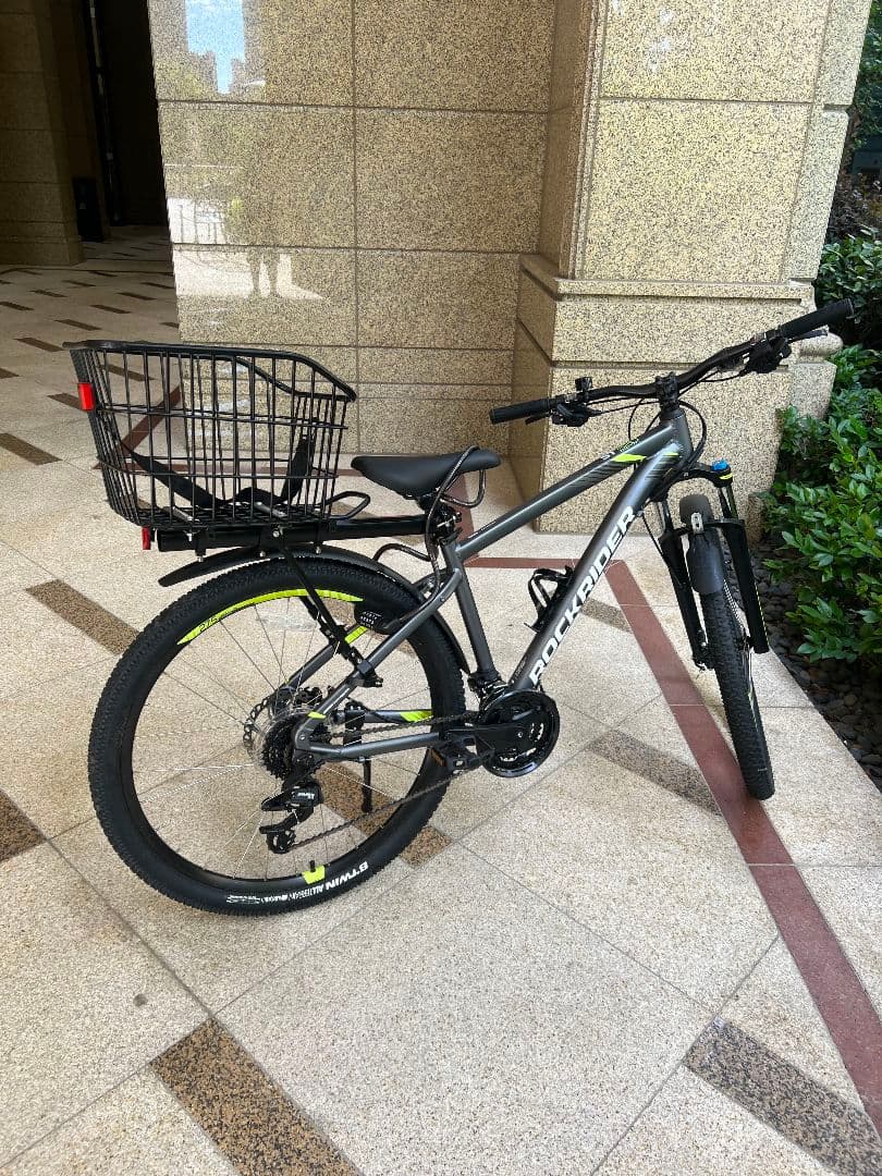 Rockrider 自転車 27.5インチ グレー 7段変速、９～11歳向き