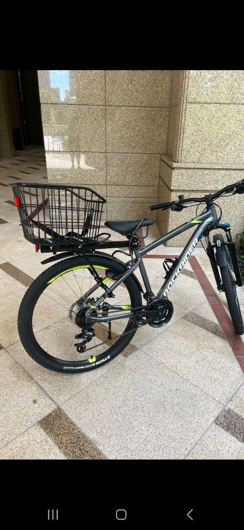 Rockrider 自転車 27.5インチ グレー 7段変速、９～11歳向き