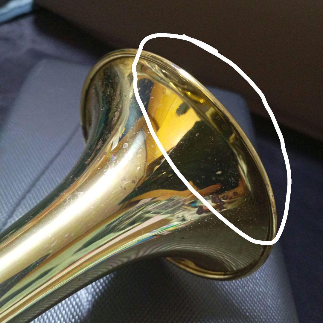 J.Michel マイケルトランペットTR-200本体 ボトムキャップ ミュート