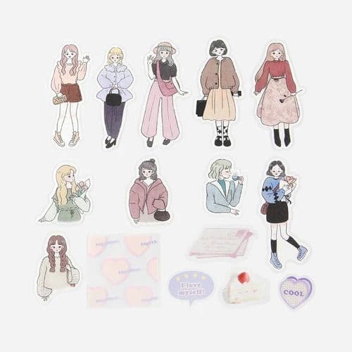 84 コーディネートシール第2弾★フレークシール　BGM