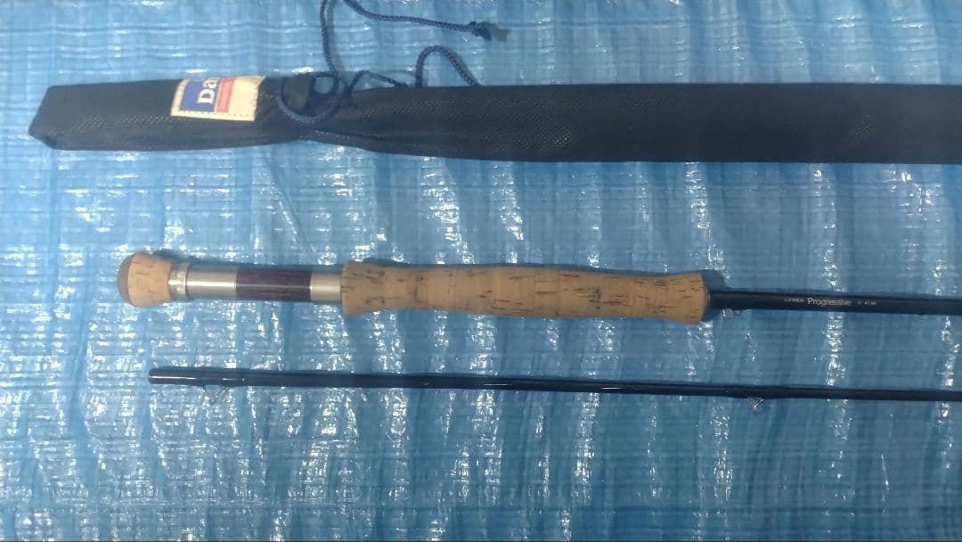 ダイワロッホモアフライロッド９フィート#7#8中古ロッド(ケース付き)
