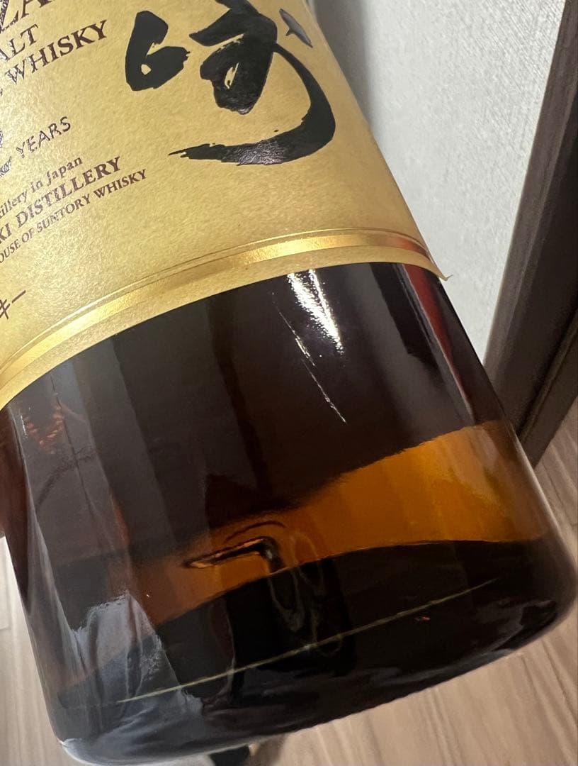 新品　小さな傷あり、山崎 12年 シングルモルトウイスキー 700ml