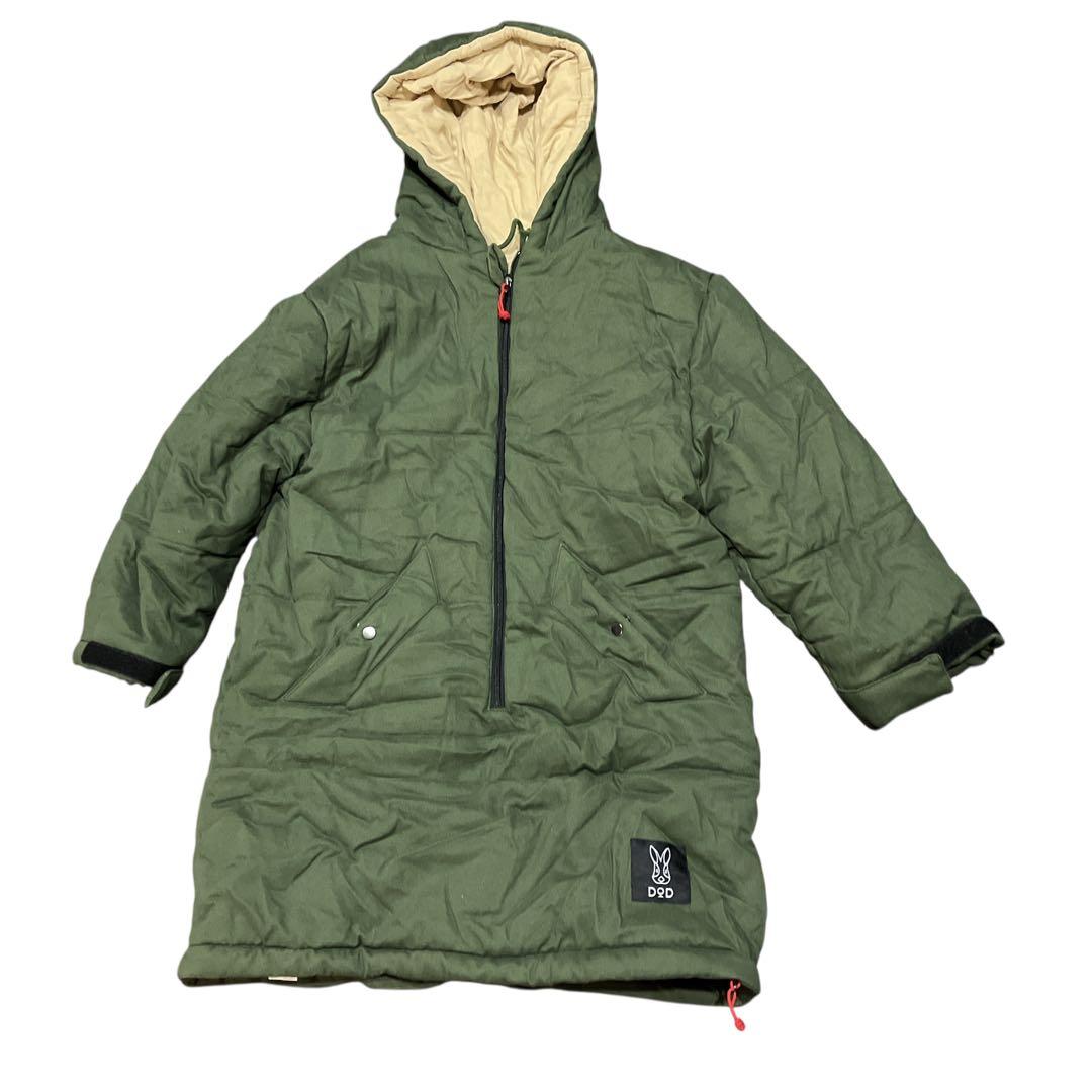 【希少】DOD ディーオーディ ジャケシュラ2 カーキ 寝袋 アウター M