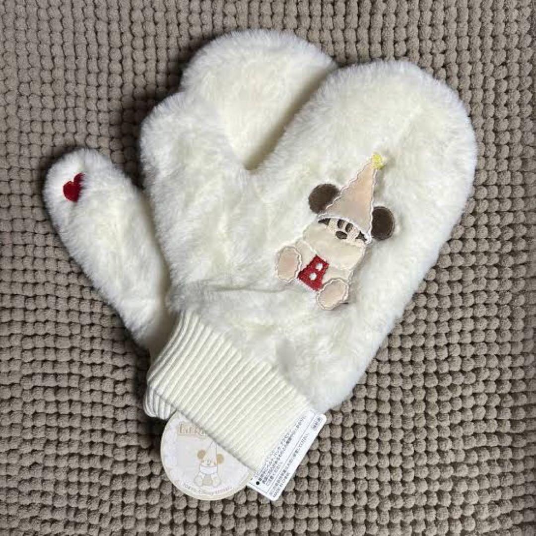 ミッキー　リルリンリン　クリスマス　ミトン　手袋　マフラー　ディズニー　ミッキー