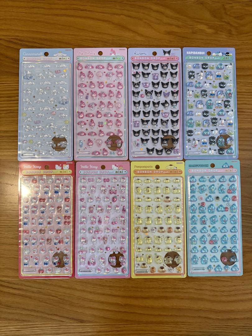 サンリオmini 正規品 8種類セット ボンドロ ボンボンドロップシール