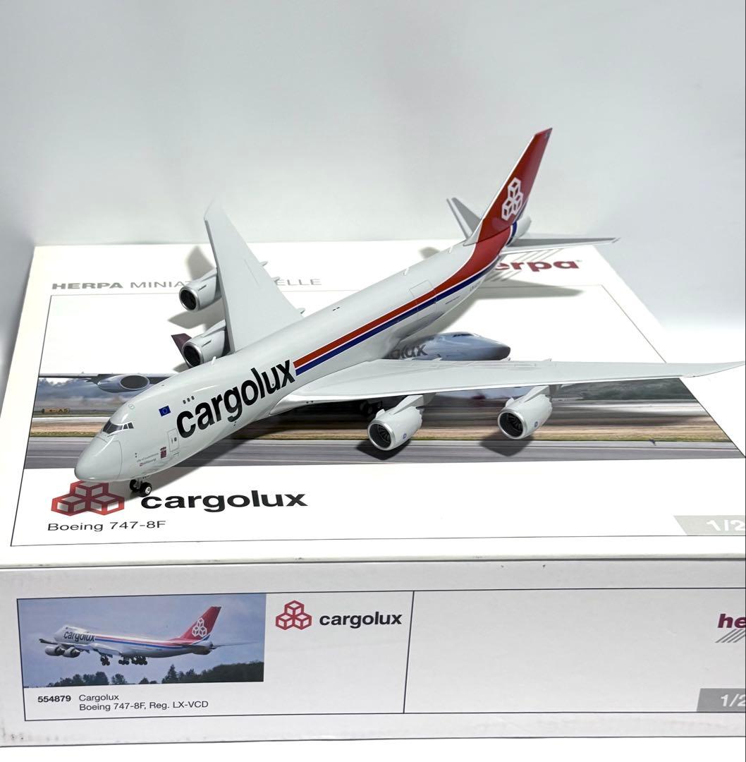 航空機・ヘリコプター herpa 1/200 B747-8F cargolux
