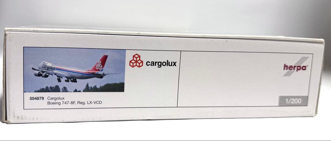 航空機・ヘリコプター herpa 1/200 B747-8F cargolux