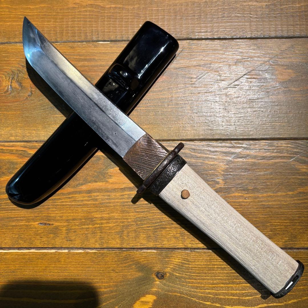 日本刀残欠クラフトナイフNo.83 筑前国住宗次 茎