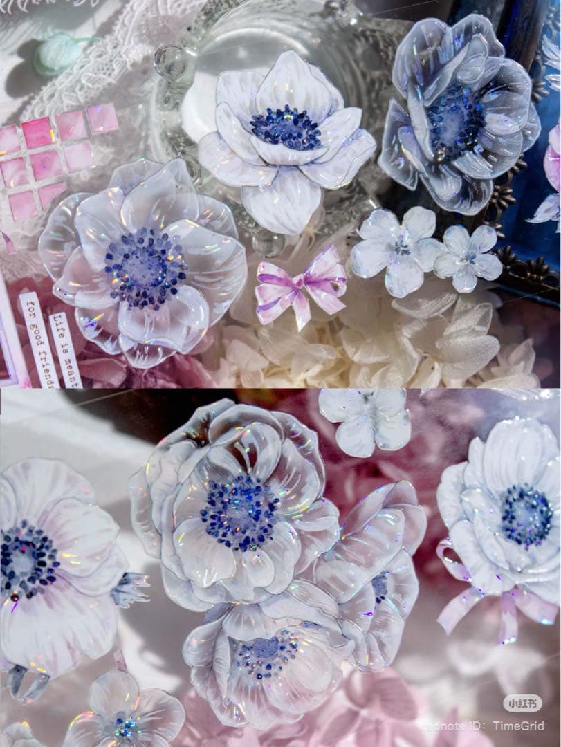 时间格子《绯云摇梦》海外マスキングテープ　マステ 【2388】