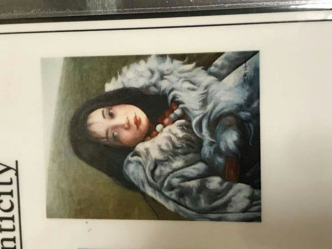 中国艾軒画家　油絵　手絵保証　鑑定書付