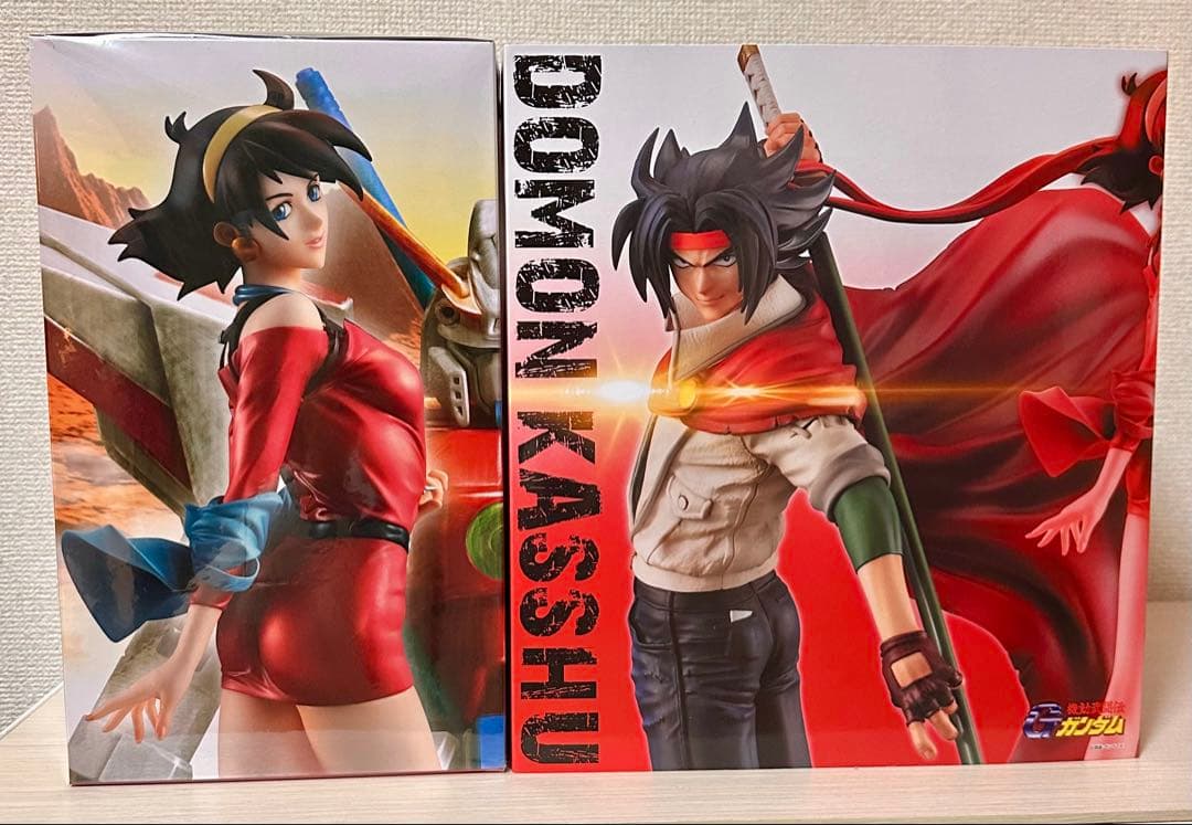 GUNDAM GGG ドモン・カッシュ レイン・ミカムラ フィギュアセット