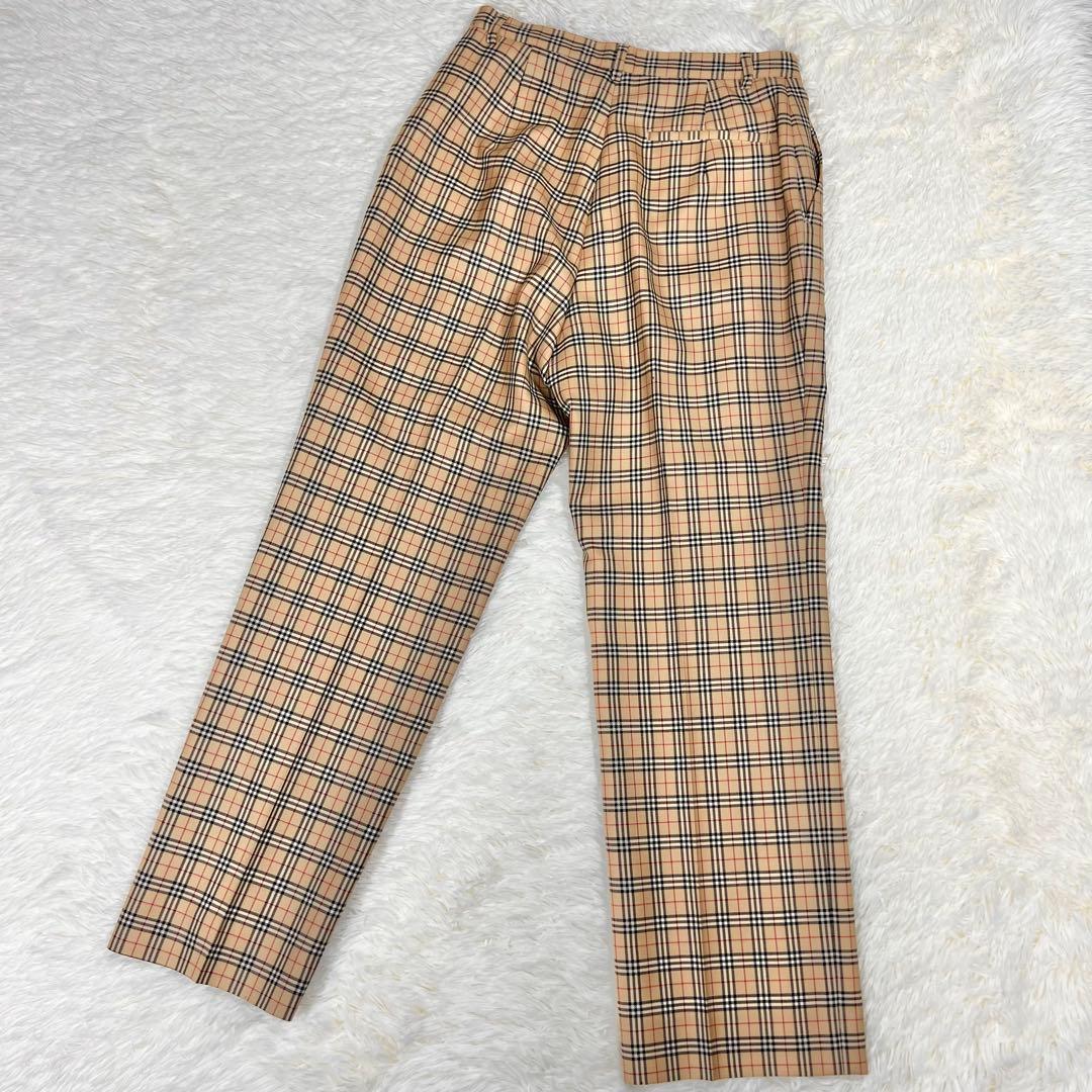 バーバリーゴルフ ノバチェック パンツ ウール100% 11号 Lサイズ