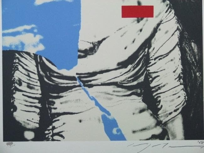 池田満寿夫　サイン 『マリリンの半分』 ミクストメディア　シート 0123A◆◆