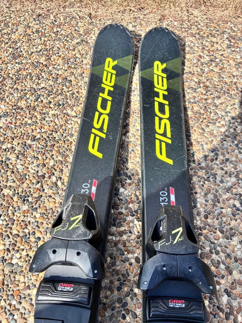 FISCHER RC4 RACE スキー 黒/黄 ジュニア用