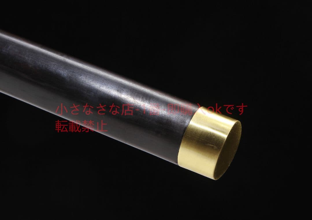 横刃上等の黒檀百錬鋼の敷土焼刃 古兵器 武具 刀装具 日本刀 模造刀 居合刀