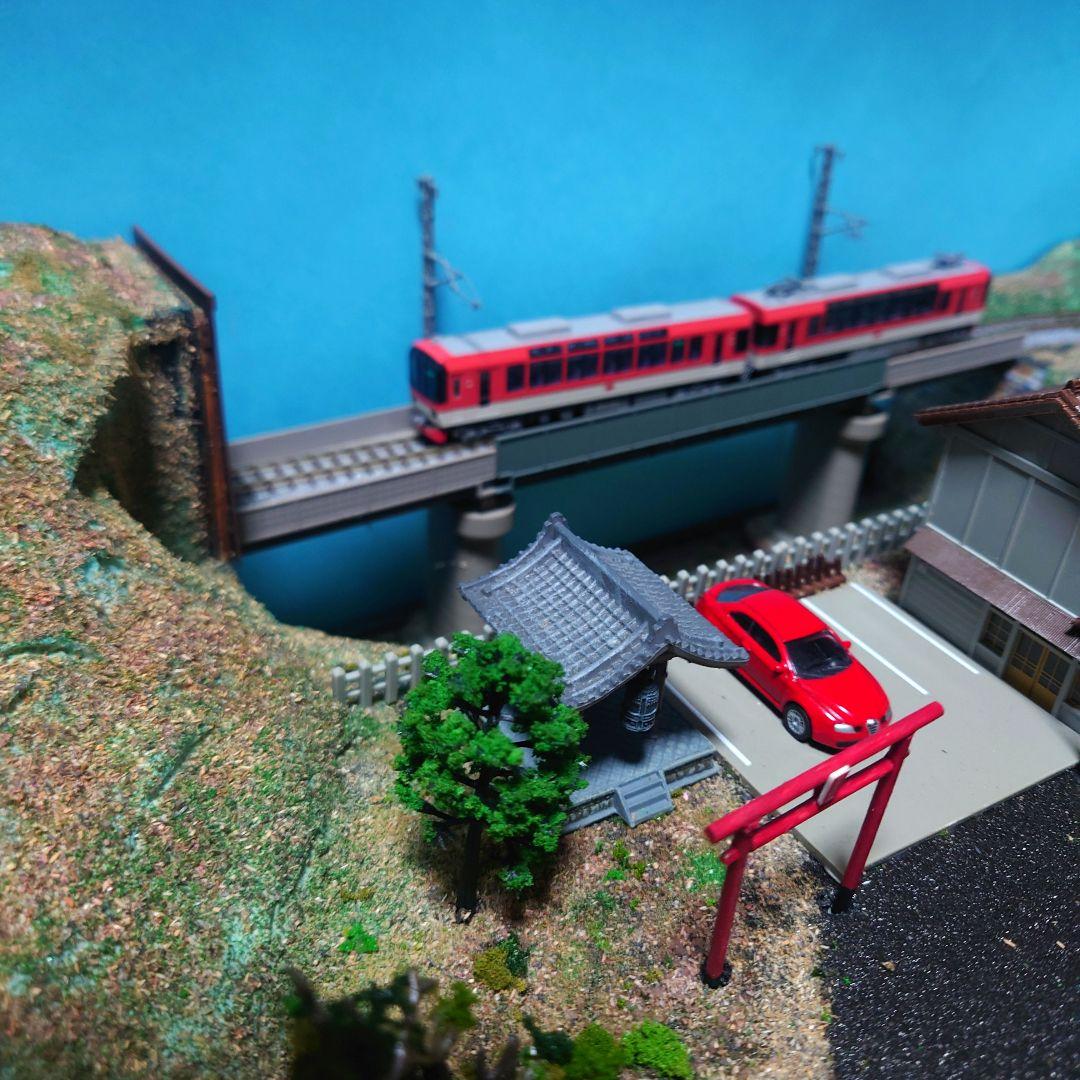【動作品】鉄道模型ジオラマ完成品『Nゲージ』パワーバック付