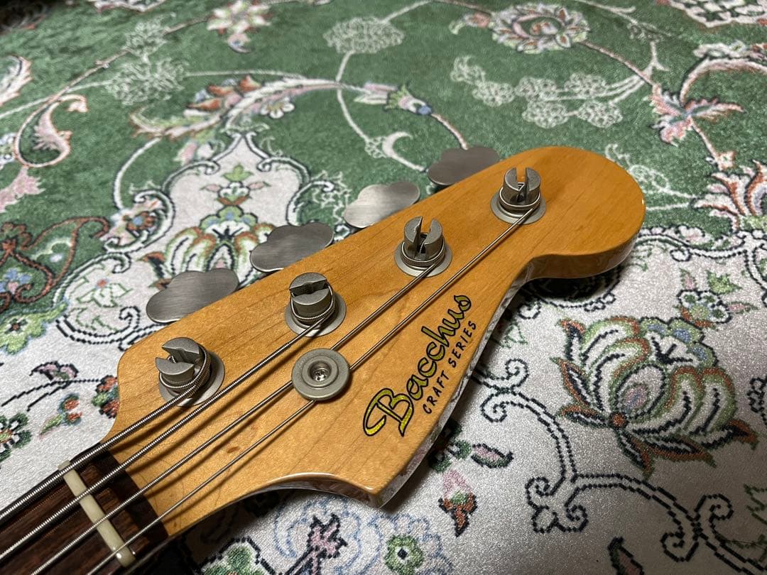 希少 Bacchus フェンダーヘッド期 フレットレスベース クラフトシリーズ