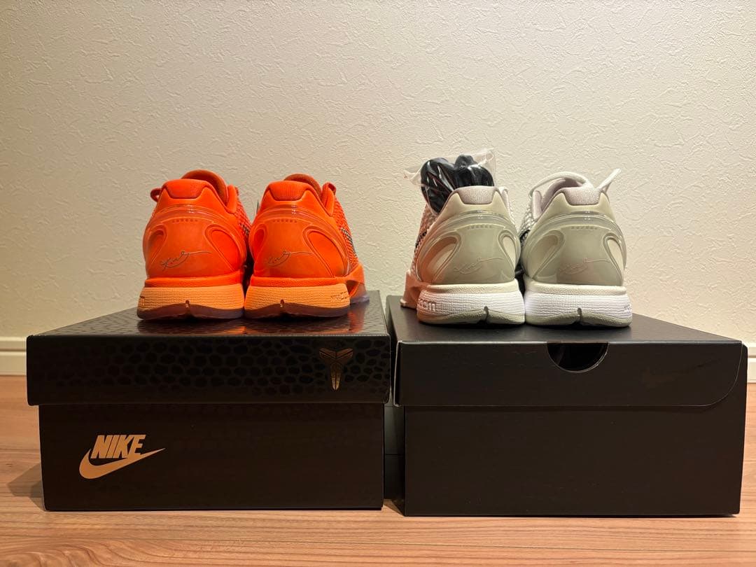 2足 Nike Kobe 6 Protro Sail&Total Orange