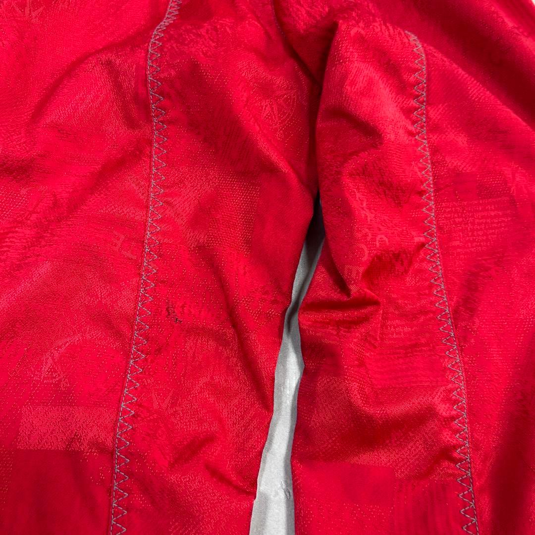 Z240 クラブ デサント スキーウェア 上下セット 赤 メンズ M 日本製