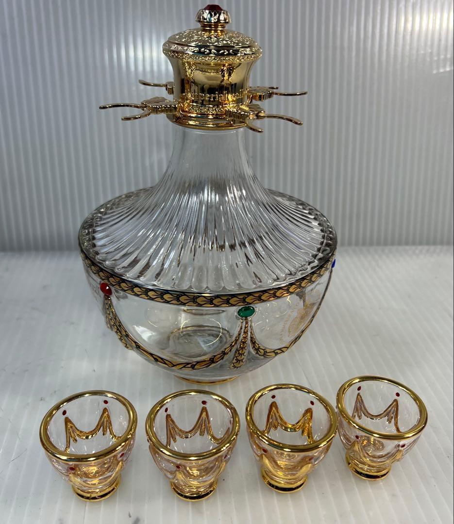 Ladogaインペリアルコレクション エッグ型ガラスアート空のボトル