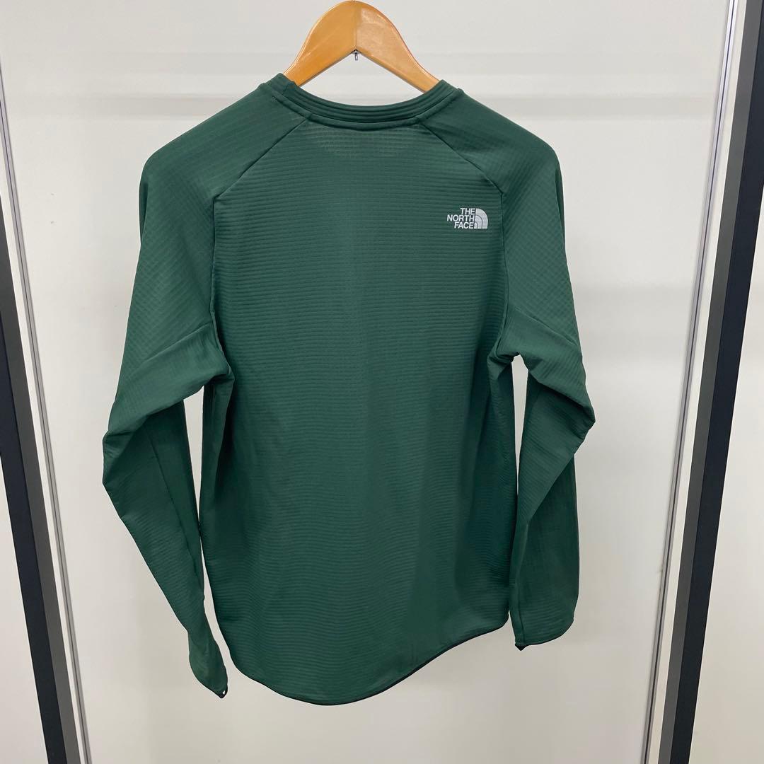 美品★M★パインニードル サーマルバーサグリッドクルー ノースフェイス