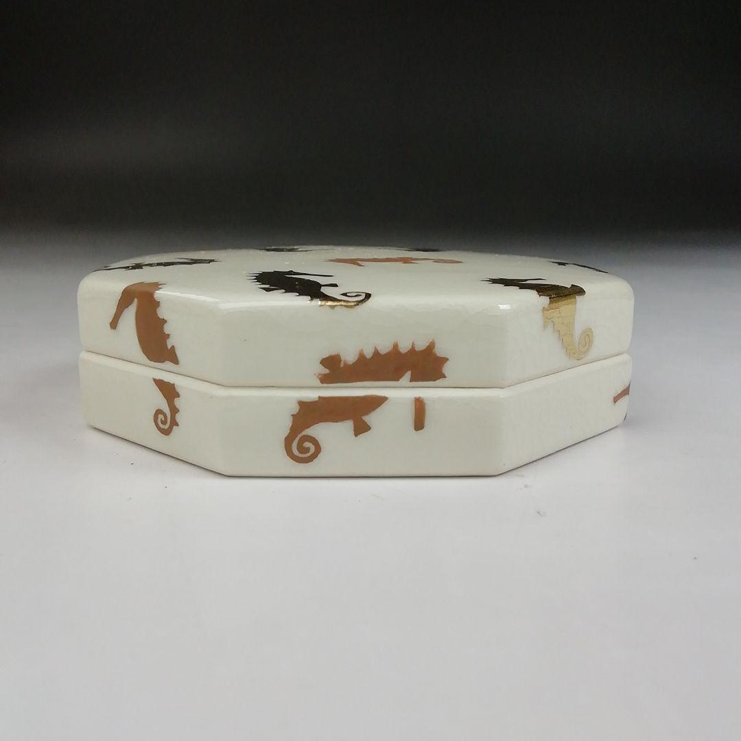 Ｔ８０５　香合　『干支香合』『丹山窯　小峠葛芳 造』　共箱　茶道具