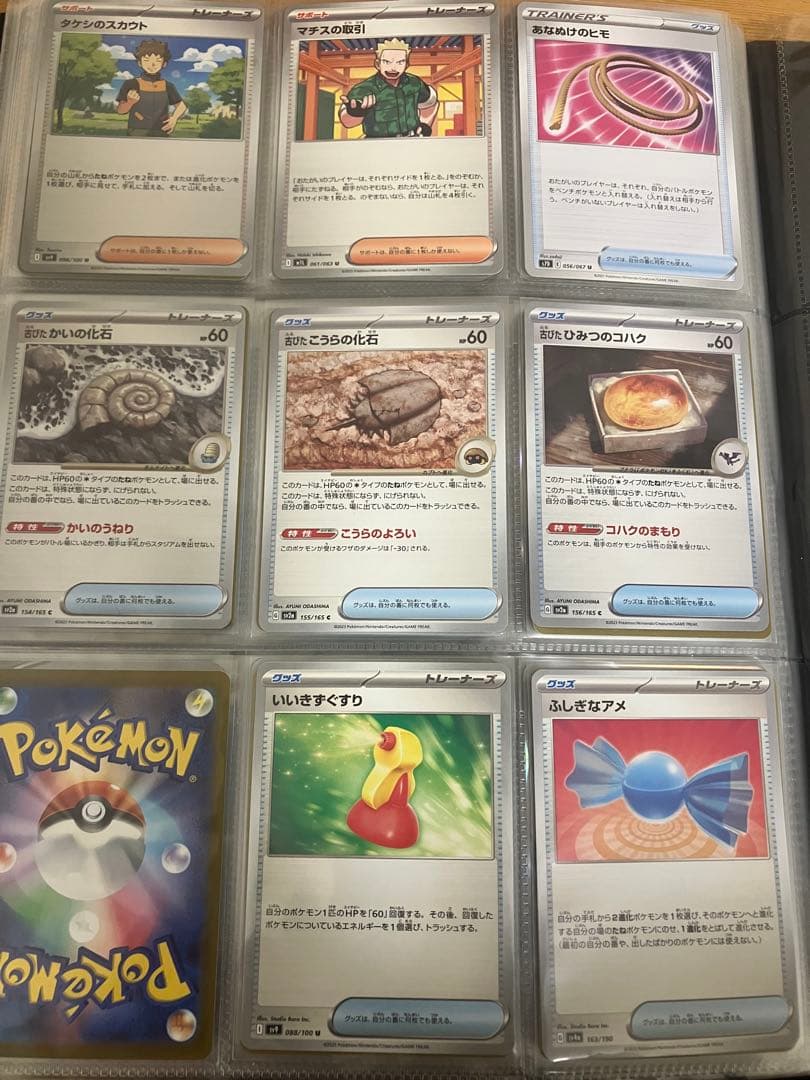 ポケカ カントー　151匹　オリジナル図鑑　まとめ売り　160枚程　ファイルごと