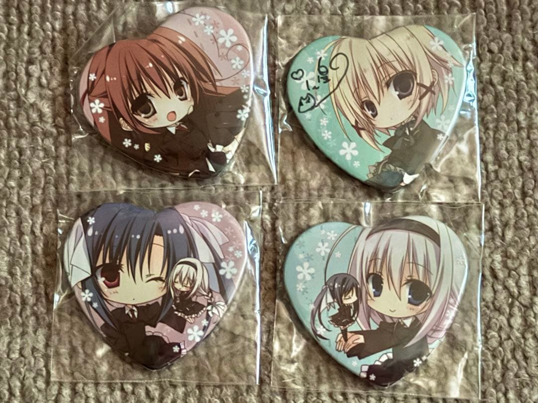 狗神煌 サイン 缶バッジ 御桜稟 夏目雫 氷川里奈 川内野優美