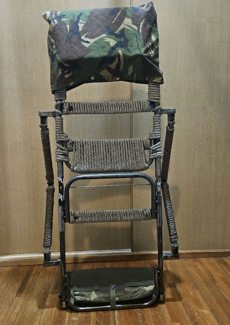 軍幕座椅子 　フィールドチェアー　リクライニング　地べた ローチェア