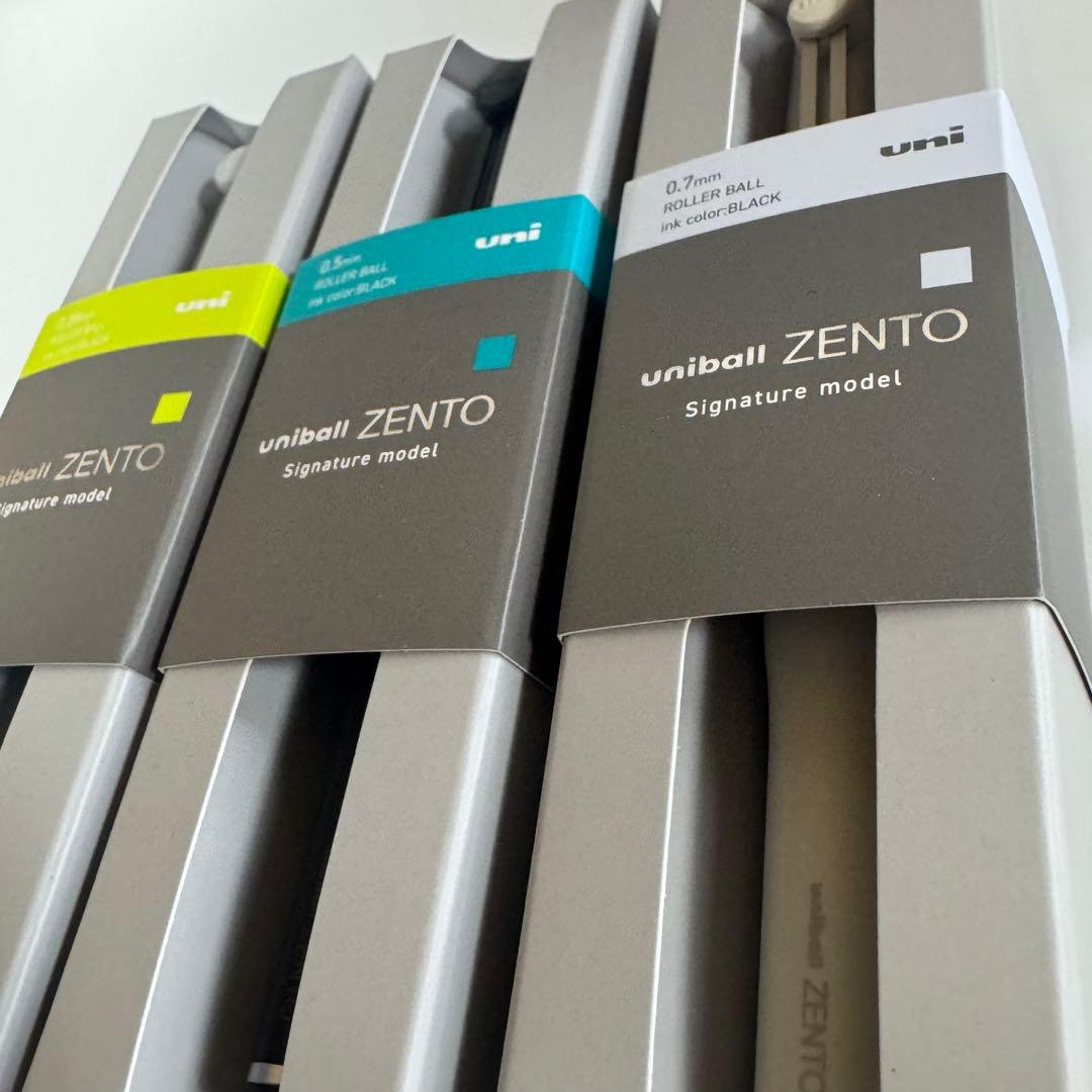 uniball ZENTO ユニボールゼント シグニチャーモデル 3種セット