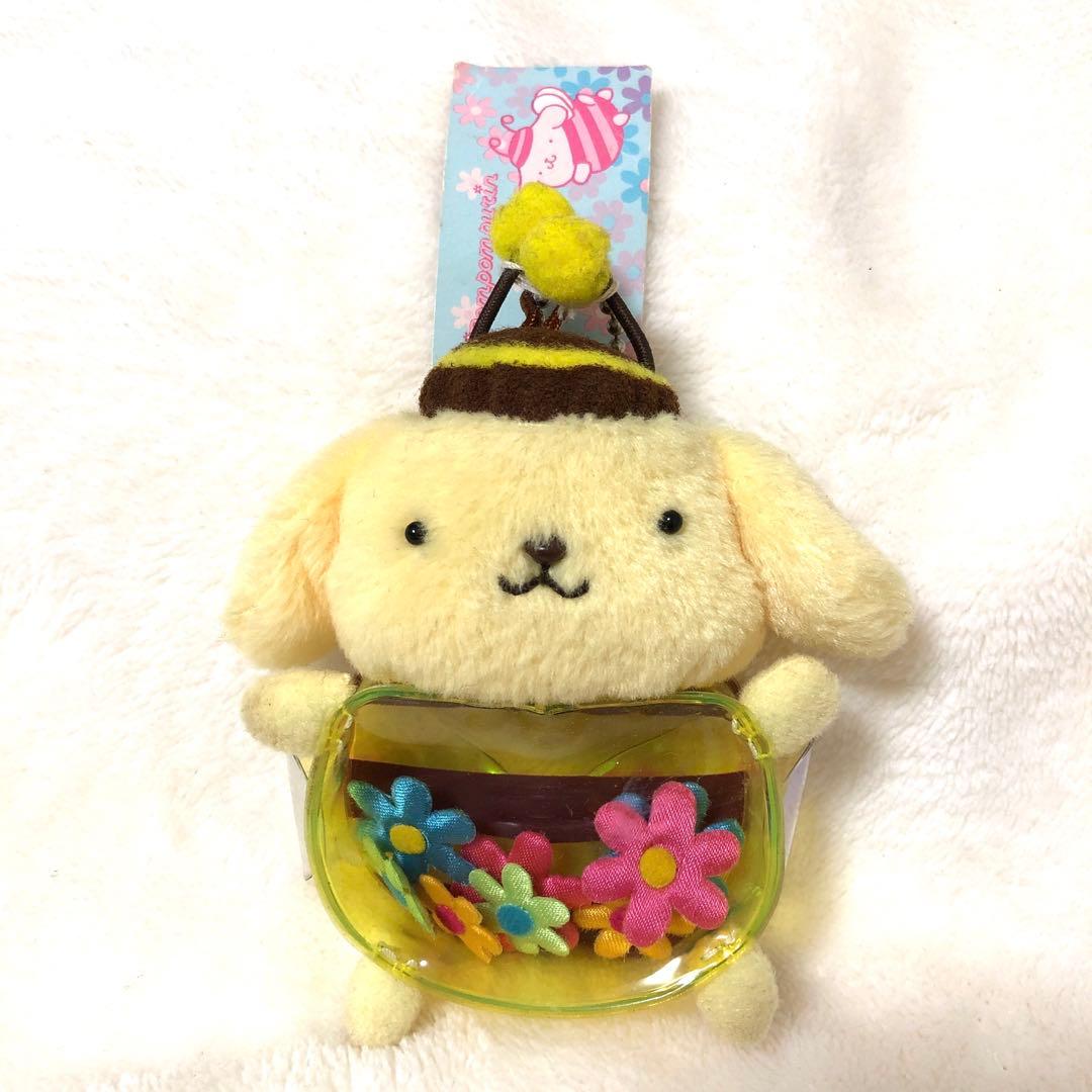 ポムポムプリン　ハチ　ぬいぐるみマスコット