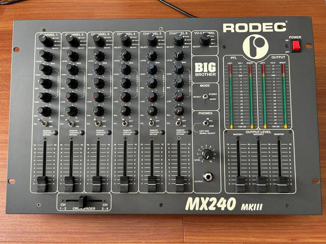 RODEC MX240 MKⅢ BIG BROTHER DJミキサー