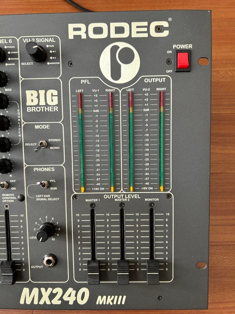 RODEC MX240 MKⅢ BIG BROTHER DJミキサー