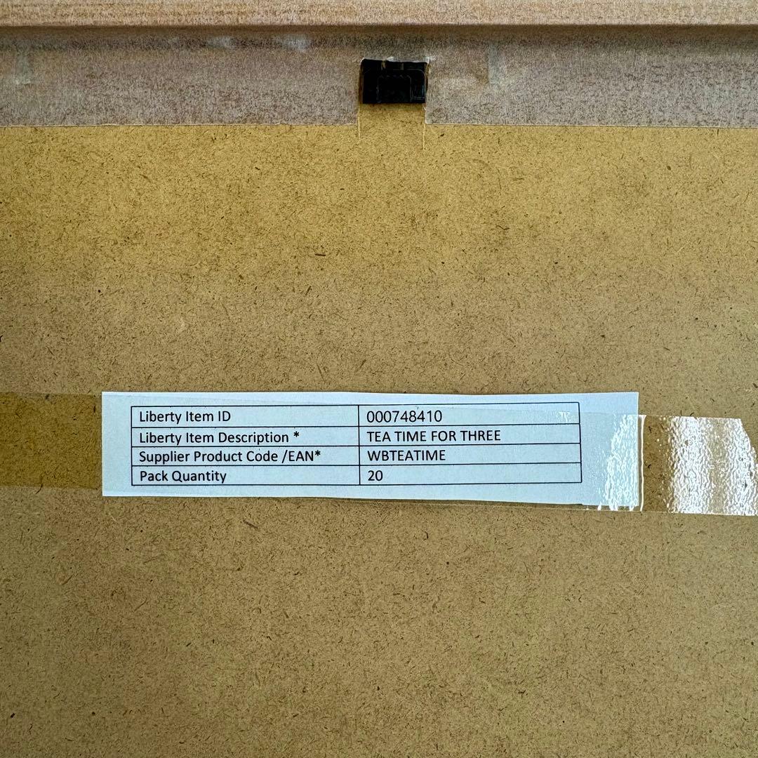 イギリスLiberty 正規販売作品「TEA TIME FOR THREE」