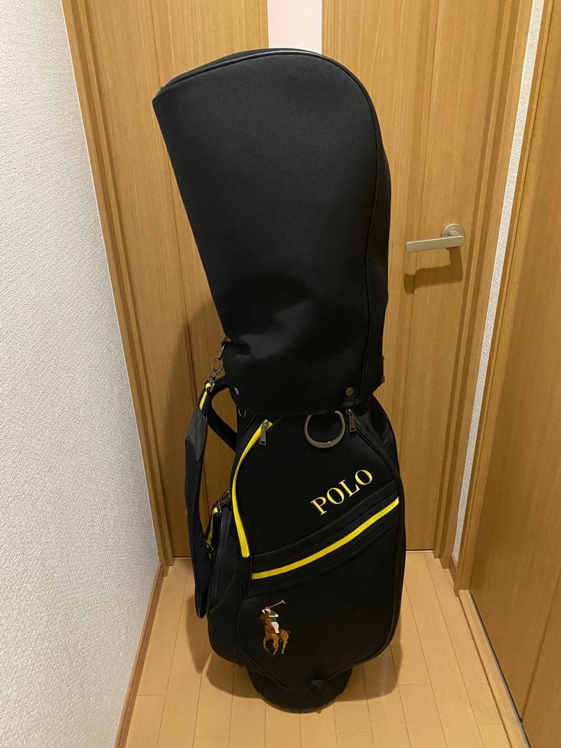POLO ゴルフバッグ フルキャディバッグ ブラック/イエロー