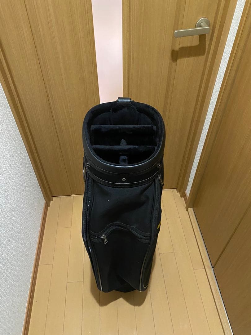 POLO ゴルフバッグ フルキャディバッグ ブラック/イエロー