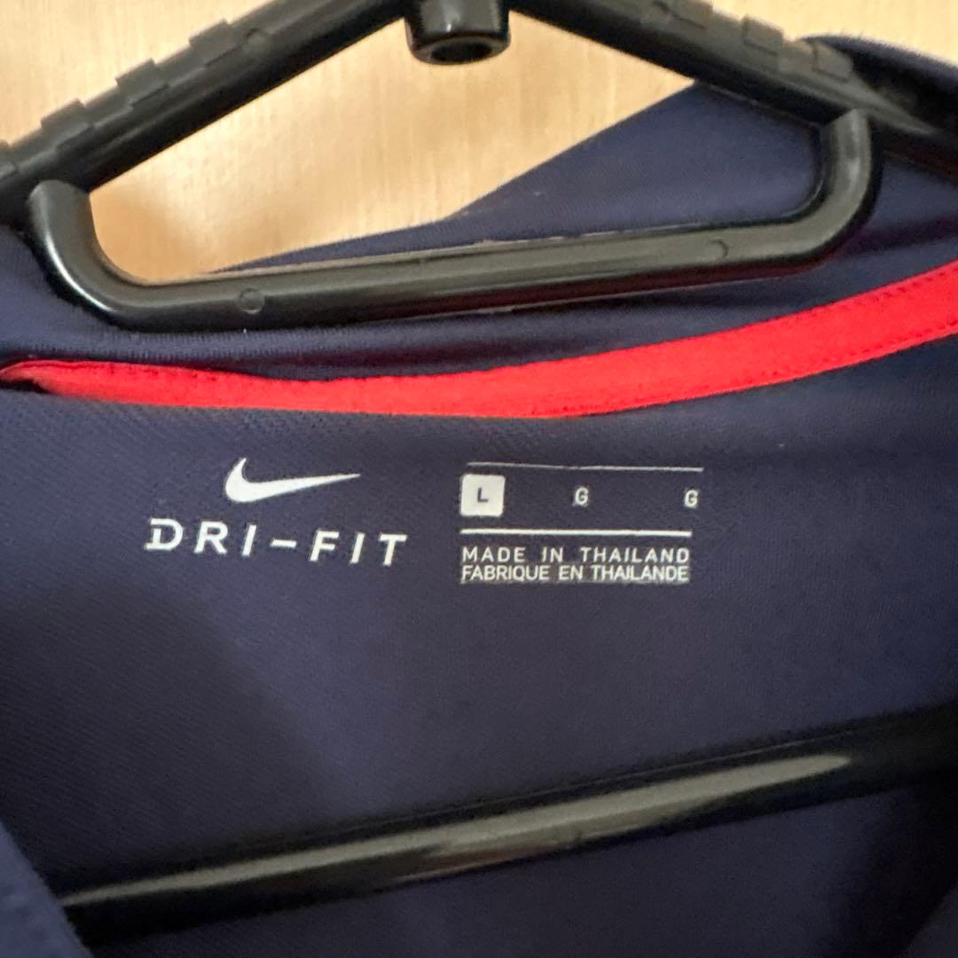 クロアチア代表　Nike DRI-FIT ネイビー 長袖ジャージ L