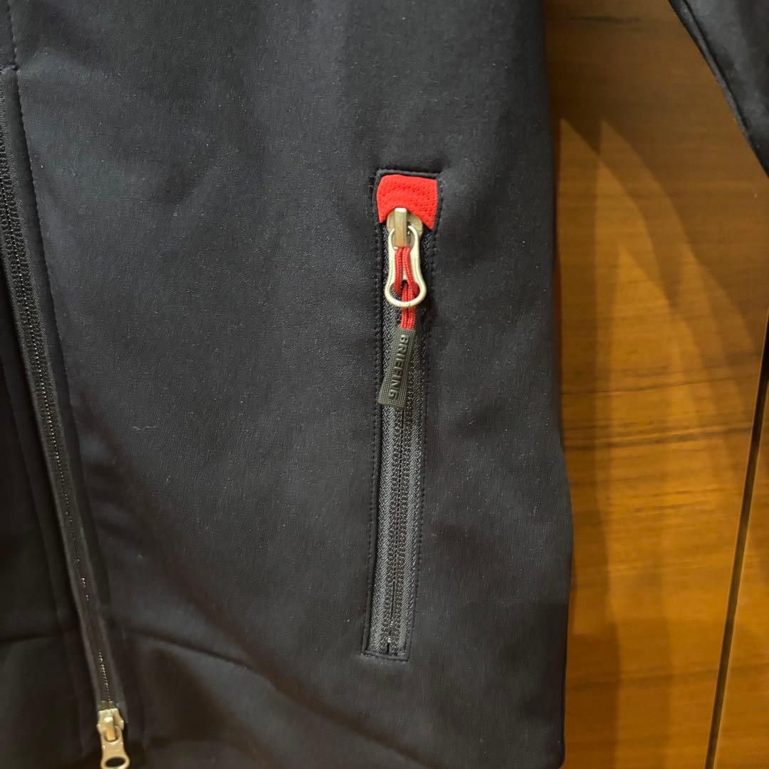 BRIEFING GOLF 3Dロゴパーカーレディース　ブラックネイビーSサイズ