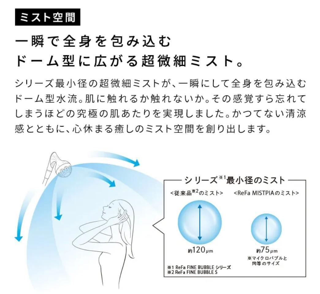 【新品】ReFa MISTPIA（リファミストピア）高級シャワーヘッド