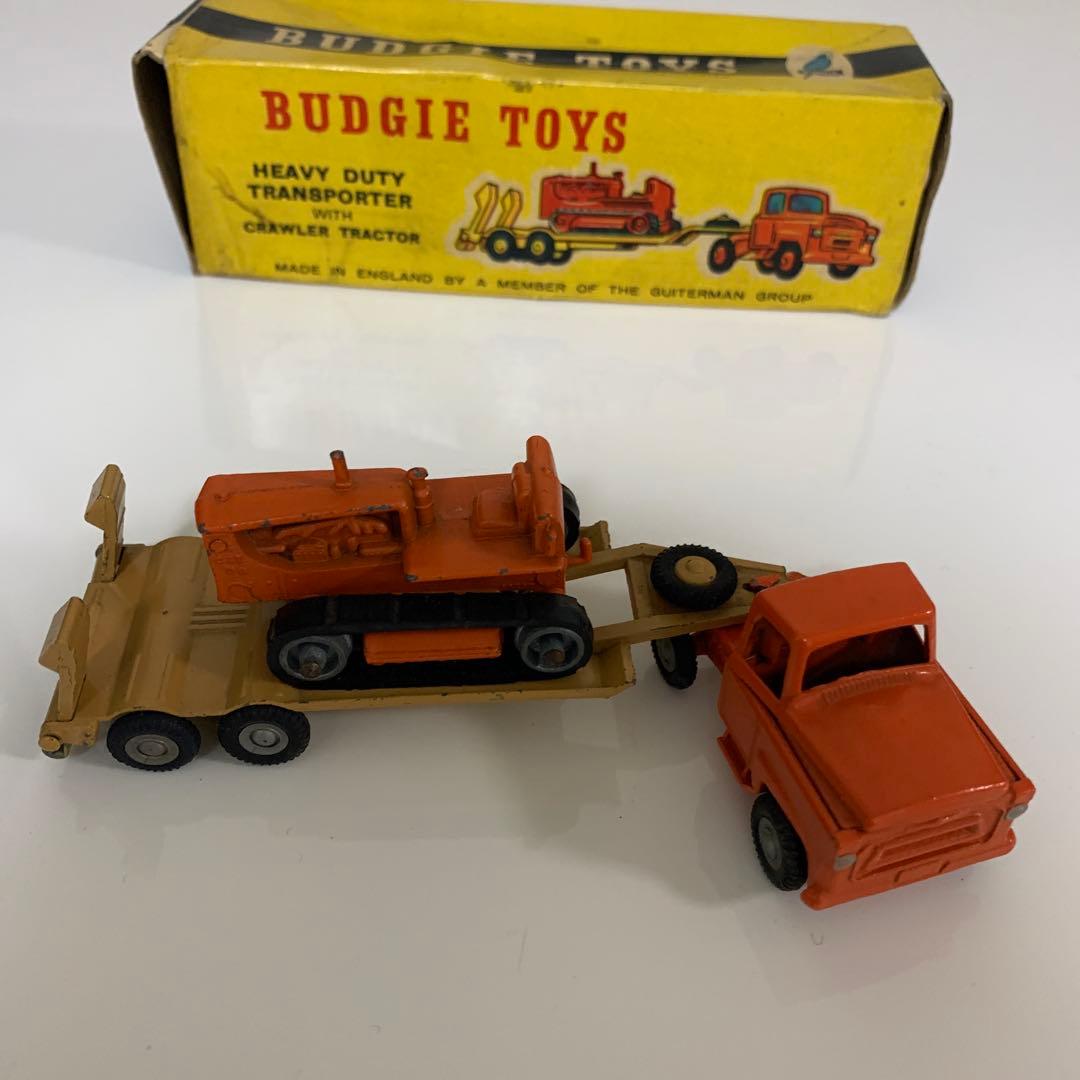 ビンテージ品　バッジートイ　BUDGIE TOYS イギリス製　トラクター　バス